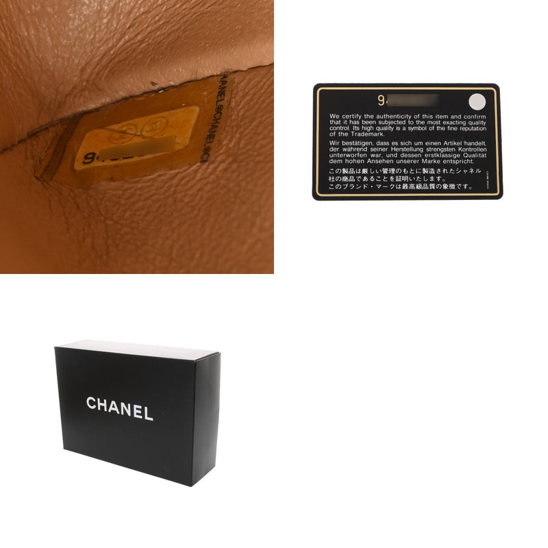 CHANEL シャネル マトラッセ Wフラップ チェーンショルダー 25cm  ベージュ A01112 レディース キャビアスキン ショルダーバッグ Aランク 中古 銀蔵