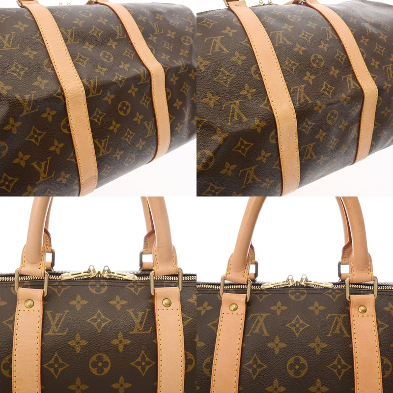LOUIS VUITTON ルイヴィトン モノグラム キーポル 50 ブラウン M41426 ユニセックス モノグラムキャンバス ボストンバッグ ABランク 中古 銀蔵