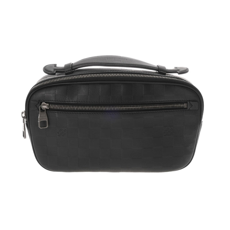 LOUIS VUITTON ルイヴィトン ダミエアンフィニ アンブレール オニキス N41288 メンズ レザー ボディバッグ ABランク 中古 銀蔵
