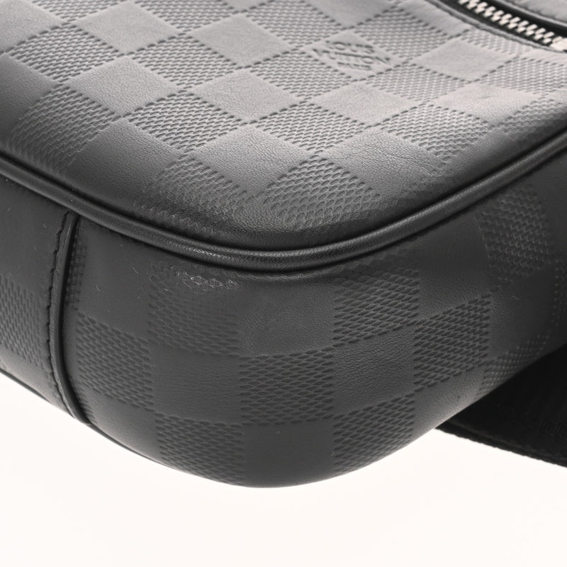 LOUIS VUITTON ルイヴィトン ダミエアンフィニ アンブレール オニキス N41288 メンズ レザー ボディバッグ ABランク 中古 銀蔵