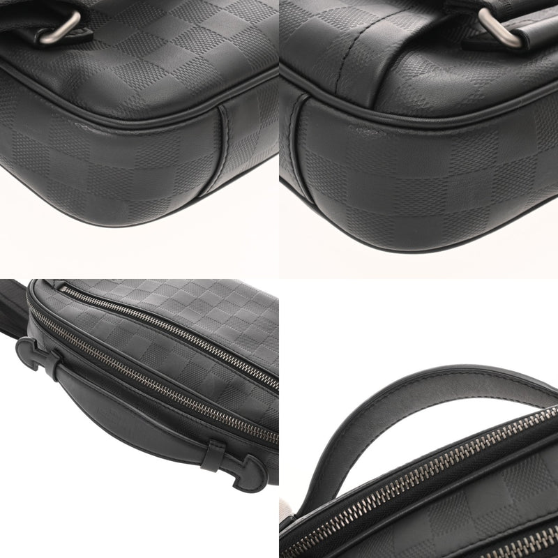 LOUIS VUITTON ルイヴィトン ダミエアンフィニ アンブレール オニキス N41288 メンズ レザー ボディバッグ ABランク 中古 銀蔵