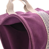 HERMES エルメス カンヌ PM パープル ユニセックス キャンバス ハンドバッグ ABランク 中古 銀蔵