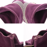 HERMES エルメス カンヌ PM パープル ユニセックス キャンバス ハンドバッグ ABランク 中古 銀蔵