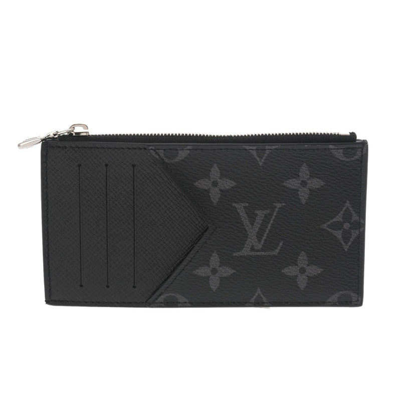 LOUIS VUITTON ルイヴィトン タイガラマ エクリプス コインカードホルダー ノワール M30271 メンズ レザー モノグラムキャンバス コインケース Aランク 中古 銀蔵
