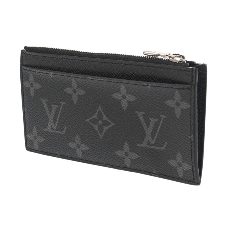 LOUIS VUITTON ルイヴィトン タイガラマ エクリプス コインカードホルダー ノワール M30271 メンズ レザー モノグラムキャンバス コインケース Aランク 中古 銀蔵