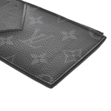 LOUIS VUITTON ルイヴィトン タイガラマ エクリプス コインカードホルダー ノワール M30271 メンズ レザー モノグラムキャンバス コインケース Aランク 中古 銀蔵