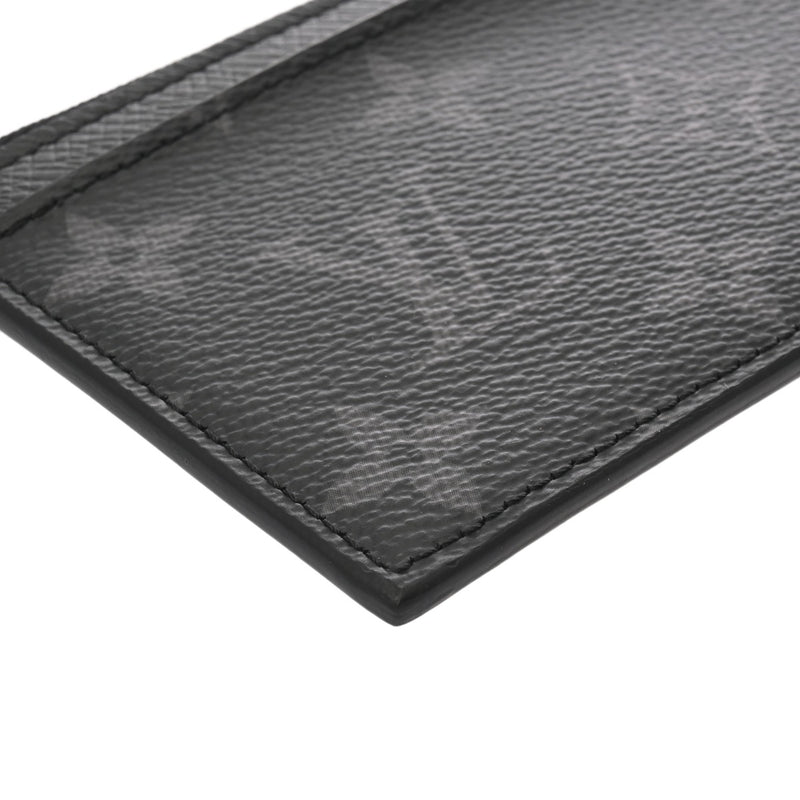 LOUIS VUITTON ルイヴィトン タイガラマ エクリプス コインカードホルダー ノワール M30271 メンズ レザー モノグラムキャンバス コインケース Aランク 中古 銀蔵