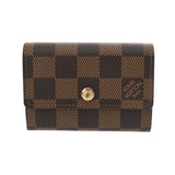 LOUIS VUITTON ルイヴィトン ダミエ ポルトモネプラ ブラウン N61930 ユニセックス ダミエキャンバス コインケース Aランク 中古 銀蔵