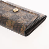 LOUIS VUITTON ルイヴィトン ダミエ ポルトモネプラ ブラウン N61930 ユニセックス ダミエキャンバス コインケース Aランク 中古 銀蔵