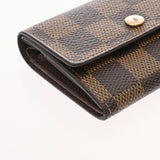 LOUIS VUITTON ルイヴィトン ダミエ ポルトモネプラ ブラウン N61930 ユニセックス ダミエキャンバス コインケース Aランク 中古 銀蔵