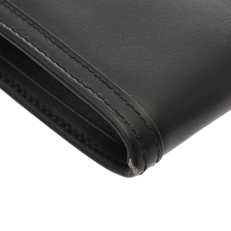 HERMES エルメス ジジェ ブラック □B刻印(1998年頃) ユニセックス ボックスカーフ クラッチバッグ ABランク 中古 銀蔵