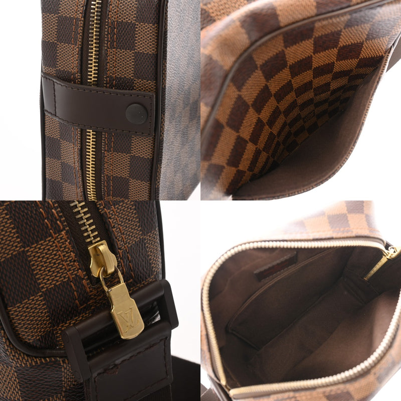 LOUIS VUITTON ルイヴィトン ダミエ オラフ PM ブラウン N41442 ユニセックス ダミエキャンバス ショルダーバッグ Aランク 中古 銀蔵