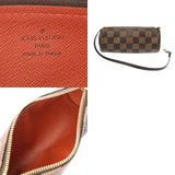LOUIS VUITTON ルイヴィトン ダミエ パピヨン GM ブラウン N51303 レディース ダミエキャンバス ハンドバッグ ABランク 中古 銀蔵