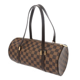 LOUIS VUITTON ルイヴィトン ダミエ パピヨン GM ブラウン N51303 レディース ダミエキャンバス ハンドバッグ ABランク 中古 銀蔵