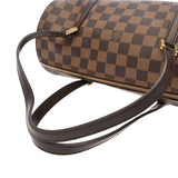 LOUIS VUITTON ルイヴィトン ダミエ パピヨン GM ブラウン N51303 レディース ダミエキャンバス ハンドバッグ ABランク 中古 銀蔵
