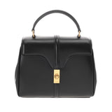 CELINE セリーヌ ミニ16セーズ ブラック 197983BEY.38NO レディース サテンドカーフスキン ハンドバッグ Aランク 中古 銀蔵
