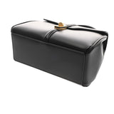 CELINE セリーヌ ミニ16セーズ ブラック 197983BEY.38NO レディース サテンドカーフスキン ハンドバッグ Aランク 中古 銀蔵