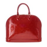 LOUIS VUITTON ルイヴィトン モノグラムヴェルニ アルマ GM ポムダムール M93596 レディース ヴェルニ ハンドバッグ Bランク 中古 銀蔵