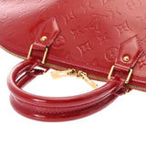 LOUIS VUITTON ルイヴィトン モノグラムヴェルニ アルマ GM ポムダムール M93596 レディース ヴェルニ ハンドバッグ Bランク 中古 銀蔵