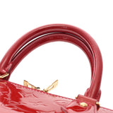 LOUIS VUITTON ルイヴィトン モノグラムヴェルニ アルマ GM ポムダムール M93596 レディース ヴェルニ ハンドバッグ Bランク 中古 銀蔵