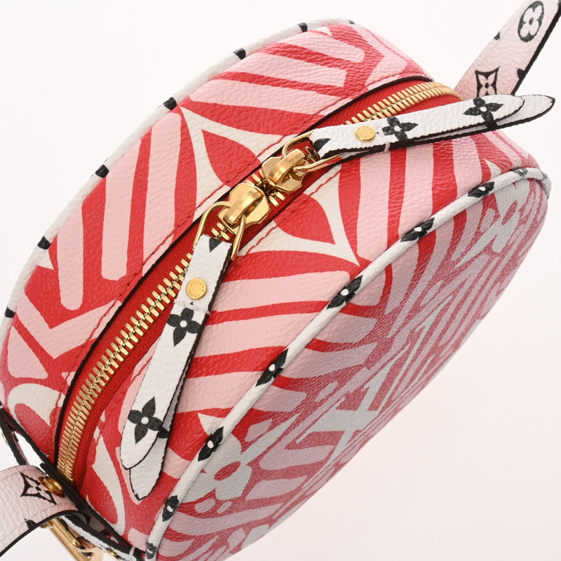 LOUIS VUITTON ルイヴィトン ボワットシャポースープル LVクラフティ レッド/ピンク/ホワイト M45364 レディース レザー ショルダーバッグ Aランク 中古 銀蔵