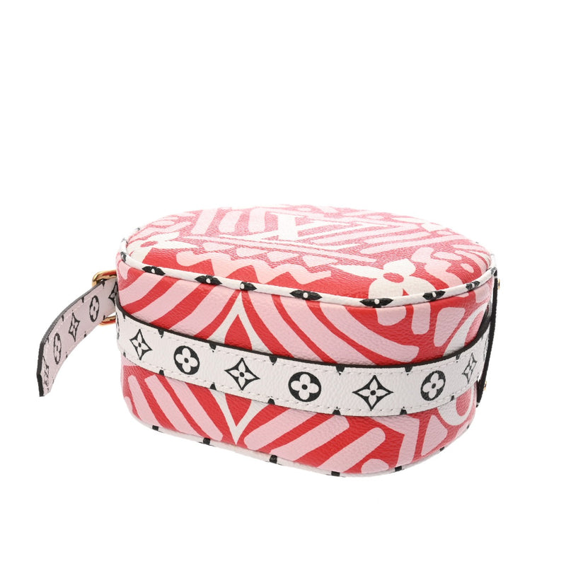 LOUIS VUITTON ルイヴィトン ボワットシャポースープル LVクラフティ レッド/ピンク/ホワイト M45364 レディース レザー ショルダーバッグ Aランク 中古 銀蔵