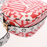 LOUIS VUITTON ルイヴィトン ボワットシャポースープル LVクラフティ レッド/ピンク/ホワイト M45364 レディース レザー ショルダーバッグ Aランク 中古 銀蔵