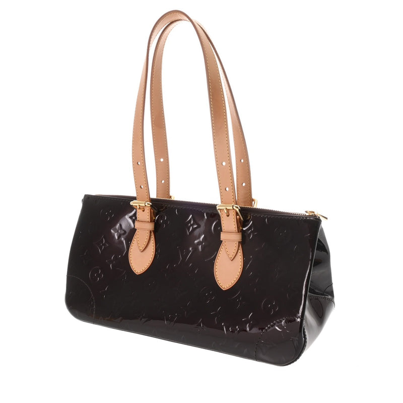 LOUIS VUITTON ルイヴィトン モノグラムヴェルニ ローズウッド アヴェニュー アラマント M93510 レディース ヴェルニ ハンドバッグ Aランク 中古 銀蔵