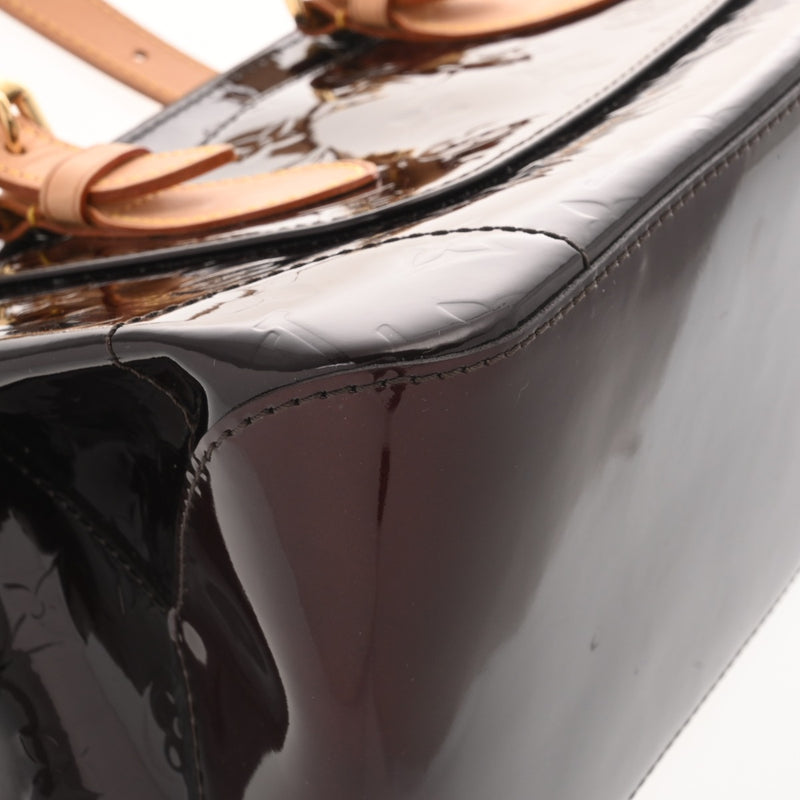 LOUIS VUITTON ルイヴィトン モノグラムヴェルニ ローズウッド アヴェニュー アラマント M93510 レディース ヴェルニ ハンドバッグ Aランク 中古 銀蔵