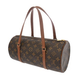 LOUIS VUITTON ルイヴィトン モノグラム パピヨン GM 旧型 ブラウン M51365 レディース モノグラムキャンバス ハンドバッグ ABランク 中古 銀蔵