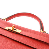 HERMES エルメス ケリー 32 内縫い 2WAY ルージュピヴォワンヌ R刻印(2014年頃) レディース トリヨンクレマンス ハンドバッグ Aランク 中古 銀蔵