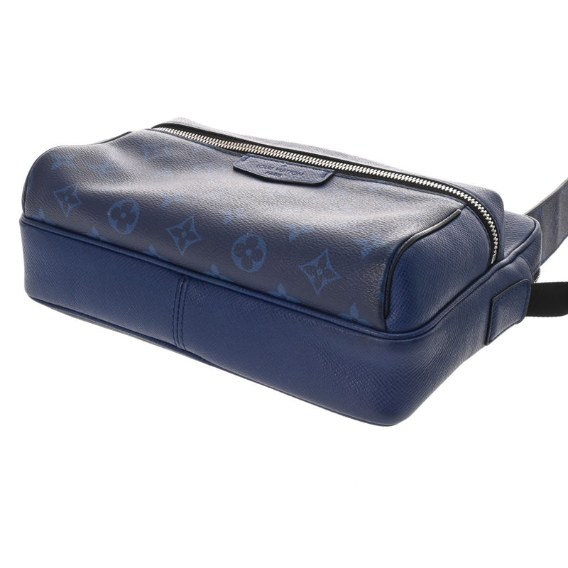 LOUIS VUITTON ルイヴィトン タイガラマ アウトドアメッセンジャー PM コバルト M30242 メンズ モノグラムキャンバス/レザー ショルダーバッグ ABランク 中古 銀蔵