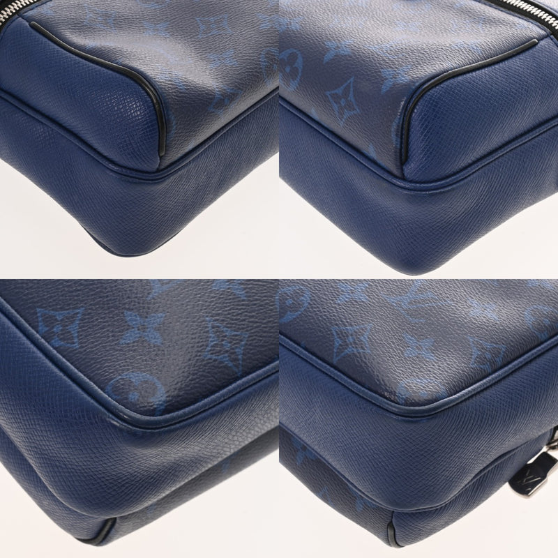 LOUIS VUITTON ルイヴィトン タイガラマ アウトドアメッセンジャー PM コバルト M30242 メンズ モノグラムキャンバス/レザー ショルダーバッグ ABランク 中古 銀蔵