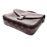 LOUIS VUITTON ルイヴィトン モノグラム アンフラルージュ ポシェットメティス MM  ブラック/レッド M41462 レディース モノグラムキャンバス ハンドバッグ ABランク 中古 銀蔵
