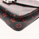LOUIS VUITTON ルイヴィトン モノグラム アンフラルージュ ポシェットメティス MM  ブラック/レッド M41462 レディース モノグラムキャンバス ハンドバッグ ABランク 中古 銀蔵