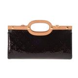 LOUIS VUITTON ルイヴィトン モノグラムヴェルニ ロクスバリードライブ 2WAY アマラント M91995 レディース ヴェルニ ハンドバッグ Aランク 中古 銀蔵