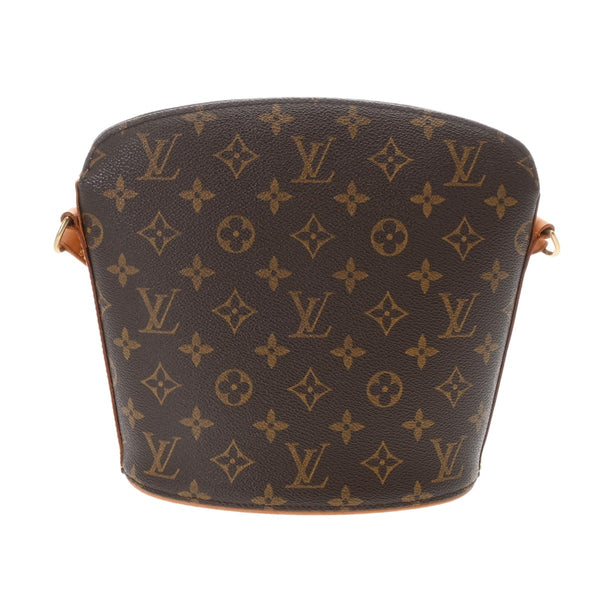 LOUIS VUITTON ルイヴィトン モノグラム ドルーオ ブラウン M51290 レディース モノグラムキャンバス ショルダーバッグ ABランク 中古 銀蔵