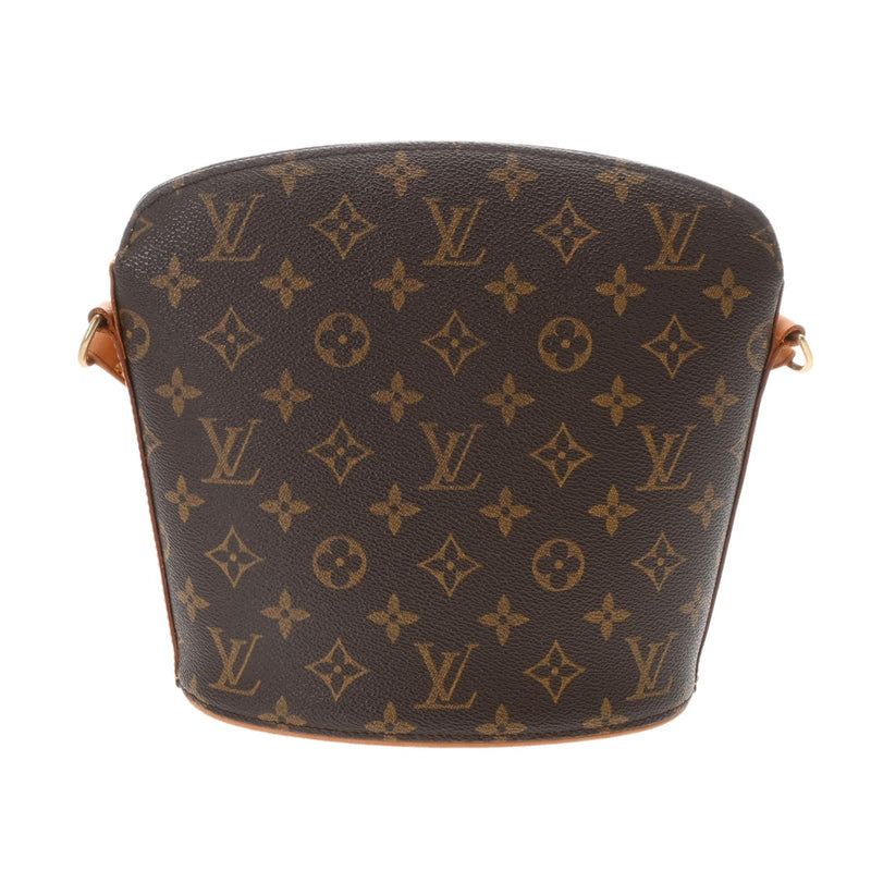 LOUIS VUITTON ルイヴィトン モノグラム ドルーオ ブラウン M51290 レディース モノグラムキャンバス ショルダーバッグ ABランク 中古 銀蔵