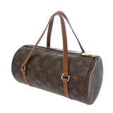 LOUIS VUITTON ルイヴィトン モノグラム パピヨン PM 旧型 ブラウン M51366 レディース モノグラムキャンバス ハンドバッグ ABランク 中古 銀蔵