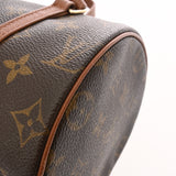 LOUIS VUITTON ルイヴィトン モノグラム パピヨン PM 旧型 ブラウン M51366 レディース モノグラムキャンバス ハンドバッグ ABランク 中古 銀蔵