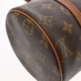 LOUIS VUITTON ルイヴィトン モノグラム パピヨン PM 旧型 ブラウン M51366 レディース モノグラムキャンバス ハンドバッグ ABランク 中古 銀蔵