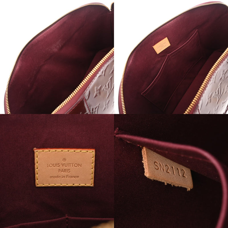 LOUIS VUITTON ルイヴィトン モノグラムヴェルニ アヴァロン MM ルージュフォーヴィスト M91567 レディース ヴェルニ ショルダーバッグ ABランク 中古 銀蔵