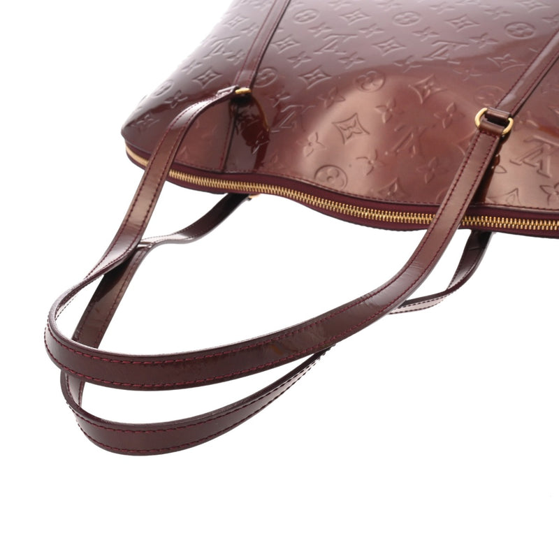 LOUIS VUITTON ルイヴィトン モノグラムヴェルニ アヴァロン MM ルージュフォーヴィスト M91567 レディース ヴェルニ ショルダーバッグ ABランク 中古 銀蔵