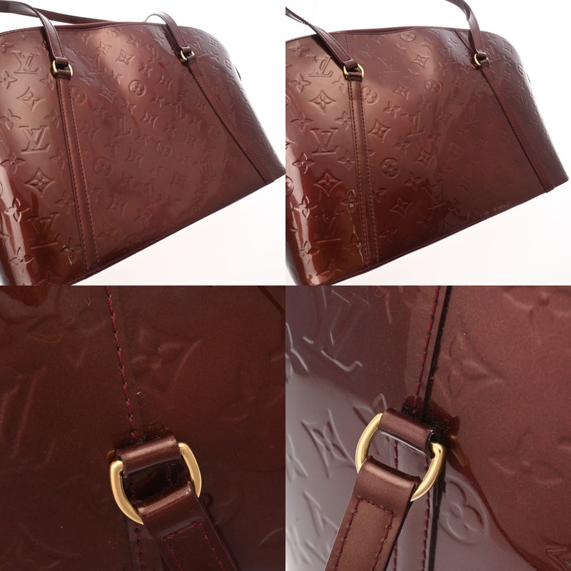 LOUIS VUITTON ルイヴィトン モノグラムヴェルニ アヴァロン MM ルージュフォーヴィスト M91567 レディース ヴェルニ ショルダーバッグ ABランク 中古 銀蔵