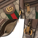 GUCCI グッチ オフディア ミニメッセンジャーバッグ ベージュ ユニセックス GGスプリームキャンバス レザー メッセンジャーバッグ Aランク 中古 銀蔵