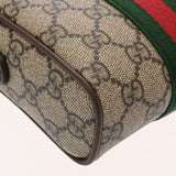 GUCCI グッチ オフディア ミニメッセンジャーバッグ ベージュ ユニセックス GGスプリームキャンバス レザー メッセンジャーバッグ Aランク 中古 銀蔵