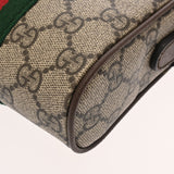 GUCCI グッチ オフディア ミニメッセンジャーバッグ ベージュ ユニセックス GGスプリームキャンバス レザー メッセンジャーバッグ Aランク 中古 銀蔵