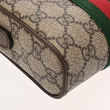 GUCCI グッチ オフディア ミニメッセンジャーバッグ ベージュ ユニセックス GGスプリームキャンバス レザー メッセンジャーバッグ Aランク 中古 銀蔵