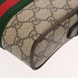 GUCCI グッチ オフディア ミニメッセンジャーバッグ ベージュ ユニセックス GGスプリームキャンバス レザー メッセンジャーバッグ Aランク 中古 銀蔵