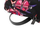 PRADA プラダ バックパック　ハート ブラック ピンク 2VZ135 メンズ ナイロン レザー リュック・デイパック Aランク 中古 銀蔵